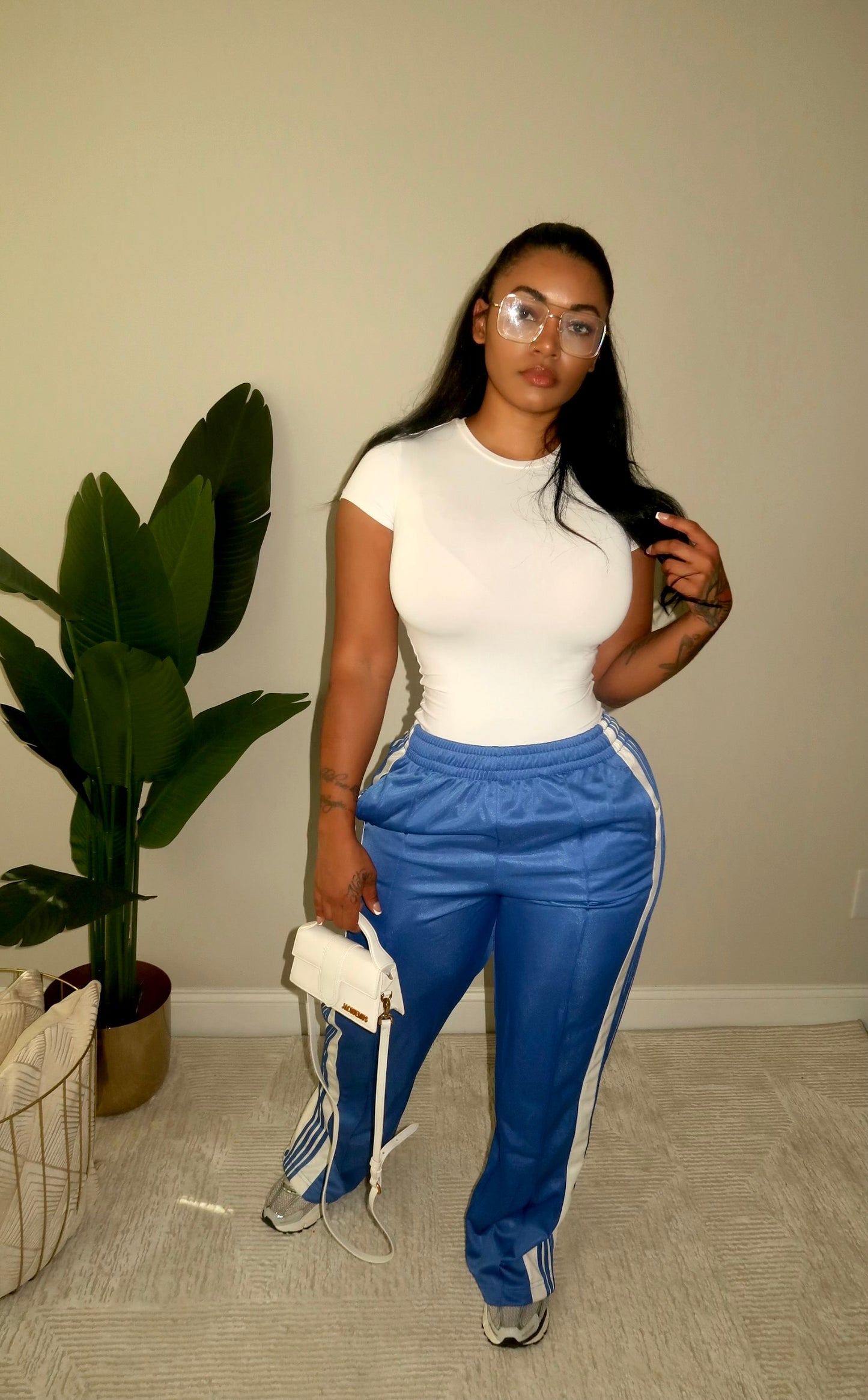 Tear Away Track Pants (Blue)