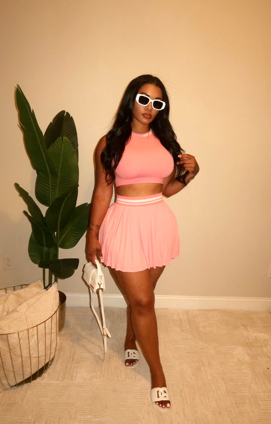 Lovely Skirt Set (Bubble Gum)