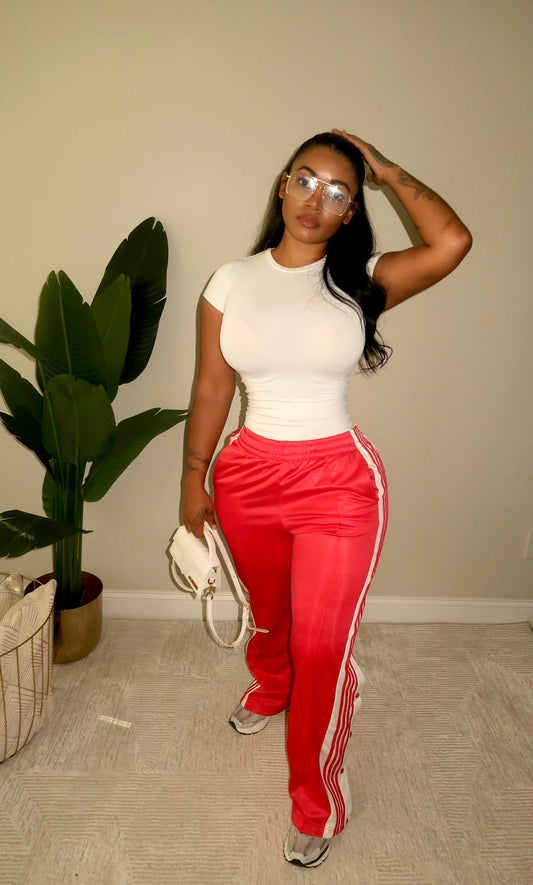 Tear Away Track Pants (Red)